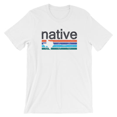 Retro Native Texan T-Shirt - TX Threads Co