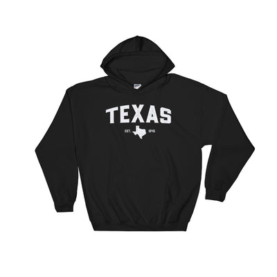 Texas 1845 Hooded Sweatshirt - TX Threads Co