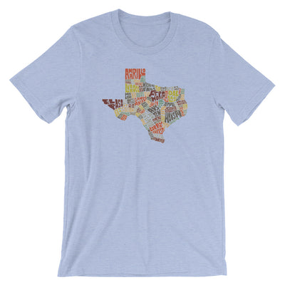 Texas Cities T-Shirt - TX Threads Co