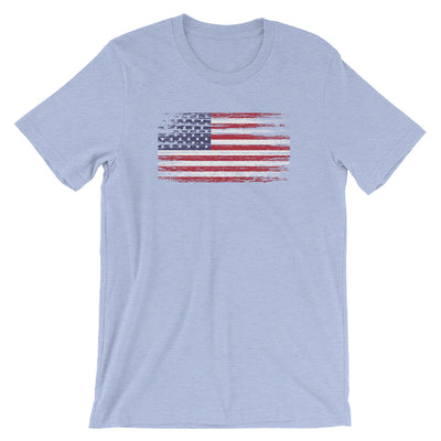 Distressed US Flag T-Shirt - TX Threads Co