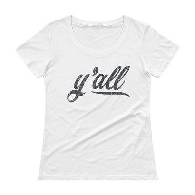 Y'all Scoopneck T-Shirt - TX Threads Co