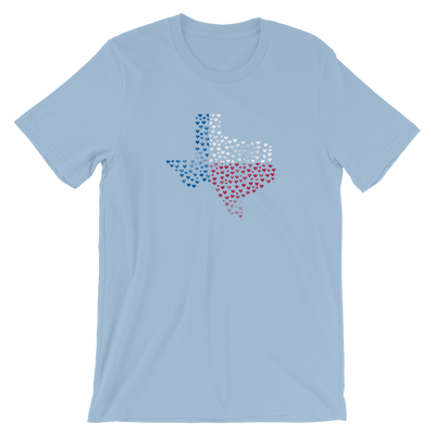 Texas Hearts T-Shirt - TX Threads Co