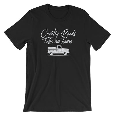 Country Roads T-Shirt - TX Threads Co