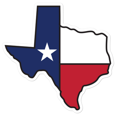 State of Texas Sticker - TX Threads Co