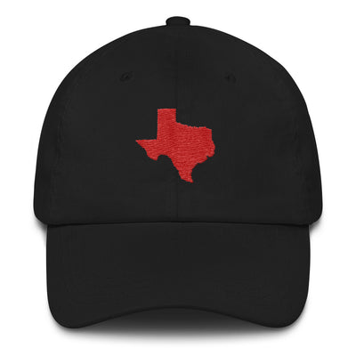 Texas (Red) Low Profile Hat - TX Threads Co
