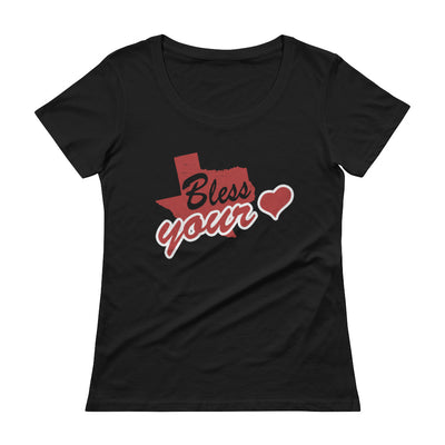 Bless Your Heart Scoopneck T-Shirt - TX Threads Co