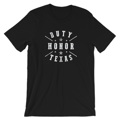 Duty Honor Texas T-Shirt - TX Threads Co