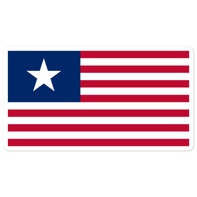Texas Navy Flag Sticker - TX Threads Co