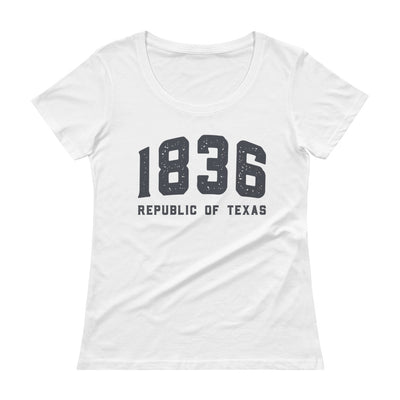 1836 Scoopneck T-Shirt - TX Threads Co