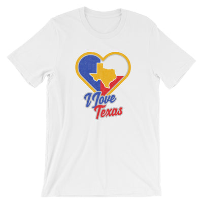 I Love Texas T-Shirt - TX Threads Co