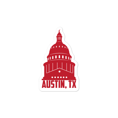 Austin Texas Sticker - TX Threads Co