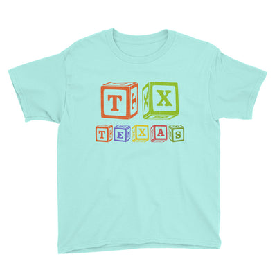 TX Blocks Youth T-Shirt - TX Threads Co
