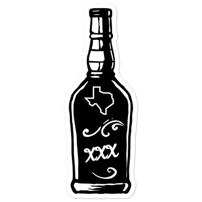 Texas Bottle Sticker - TX Threads Co