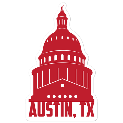 Austin Texas Sticker - TX Threads Co