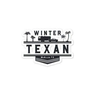 Winter Texan Sticker - TX Threads Co