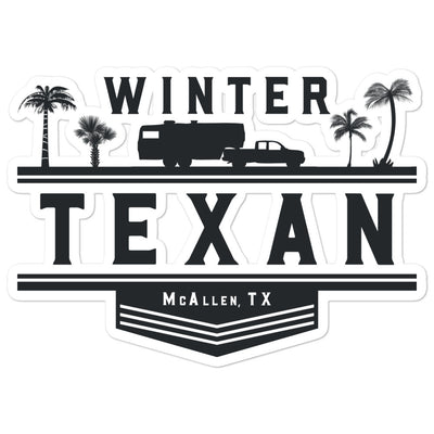 Winter Texan Sticker - TX Threads Co